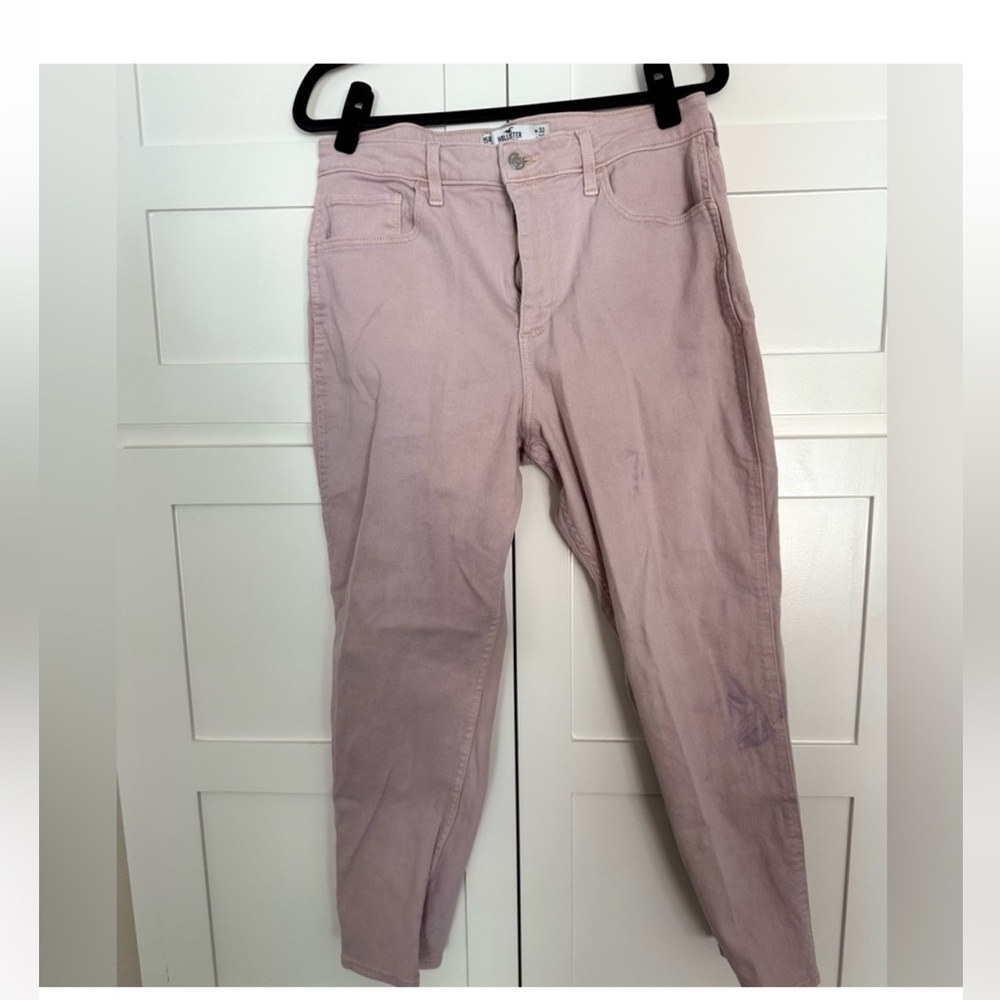 Holster women curvy high rise vintage stretch mom jeans in pink size 15R 32x27